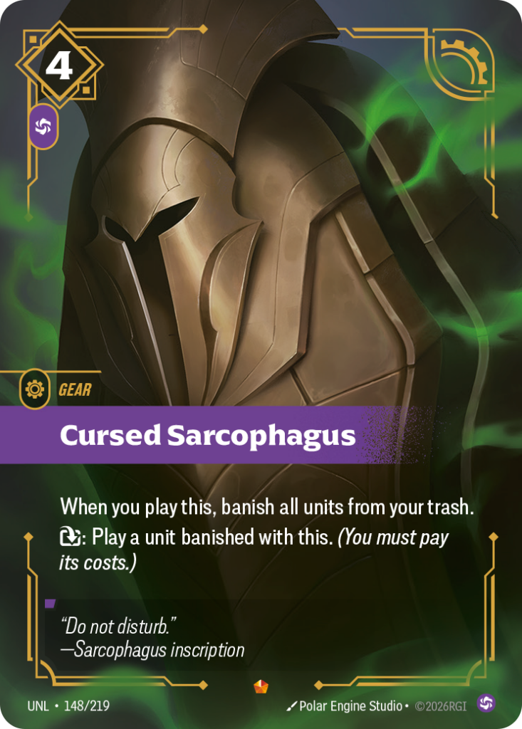 Cursed Sarcophagus UNL-148/219 – Unleashed – Foil