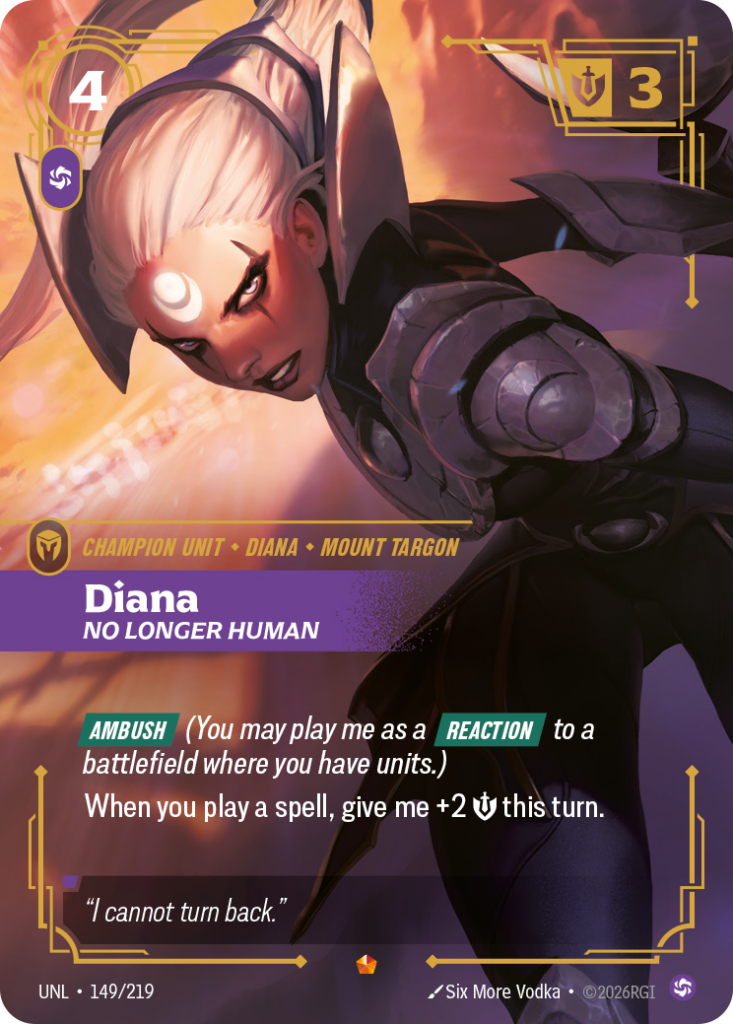 Diana, No Longer Human UNL-149/219 – Unleashed – Foil