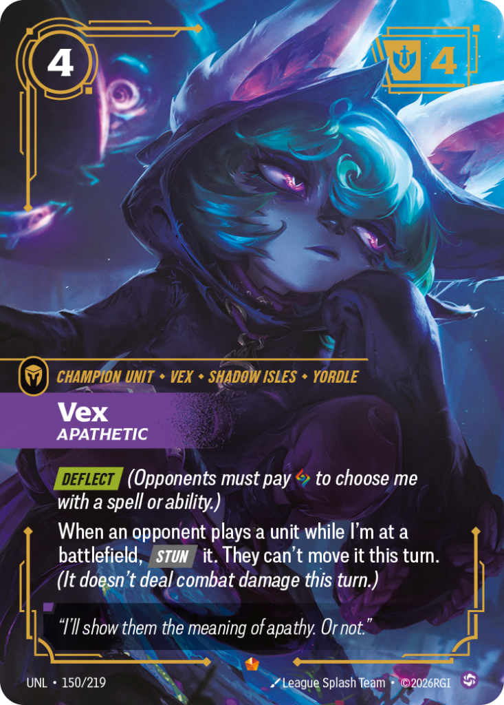 Vex, Apathetic UNL-150/219 – Unleashed – Foil