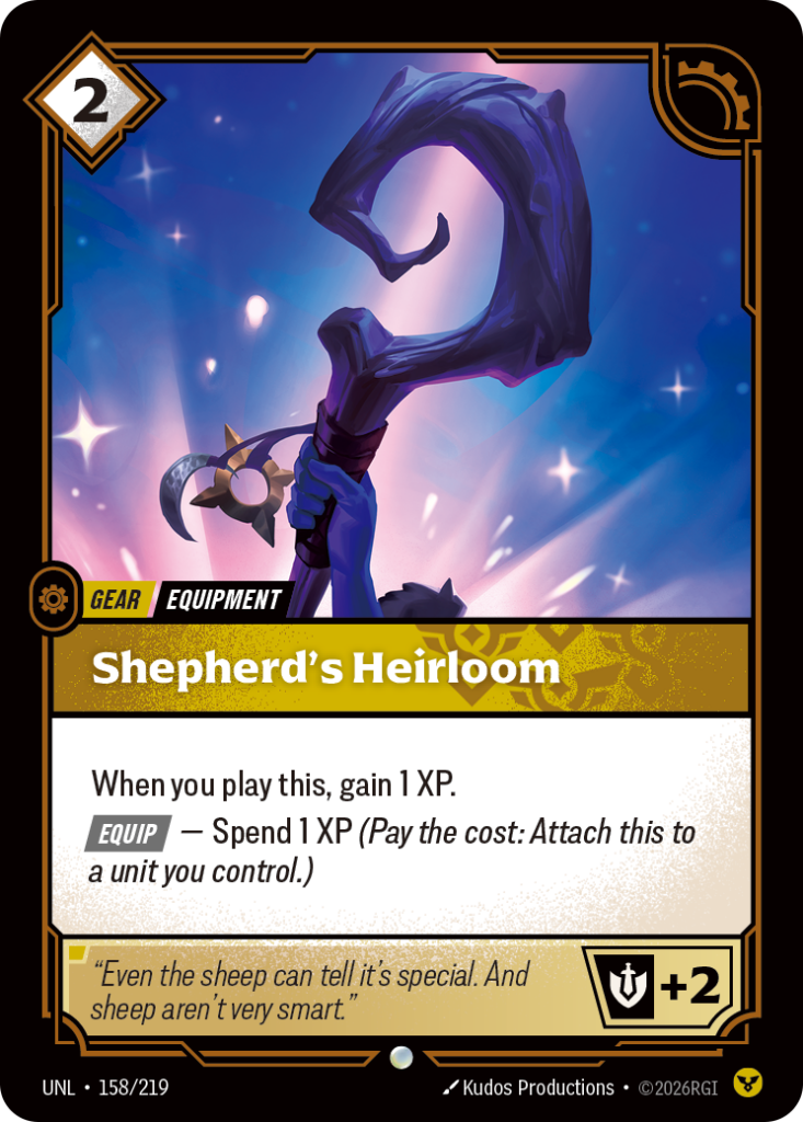 Shepherd's Heirloom UNL-158/219 – Unleashed – Foil