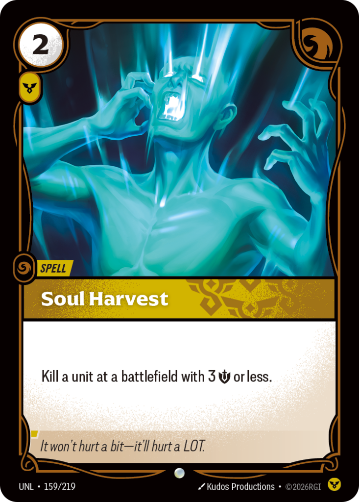 Soul Harvest UNL-159/219 – Unleashed – Foil