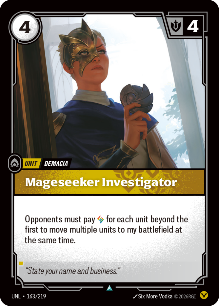 Mageseeker Investigator UNL-163/219 – Unleashed – Non-Foil