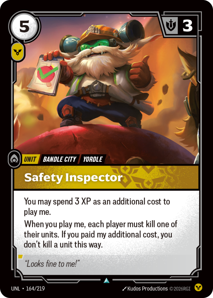 Safety Inspector UNL-164/219 – Unleashed – Foil