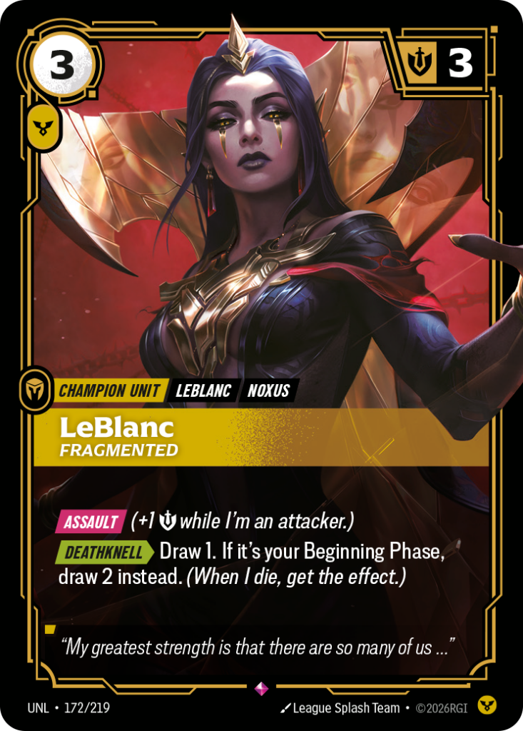 LeBlanc, Fragmented UNL-172/219 – Unleashed – Foil