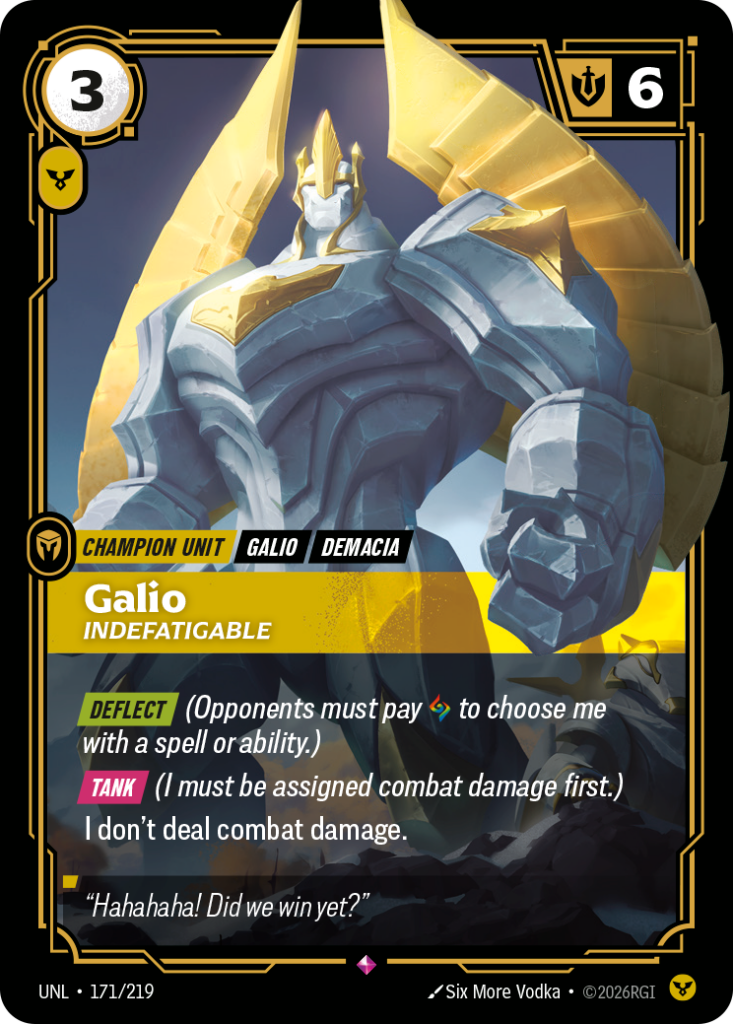 Galio, Indefatigable UNL-171/219 – Unleashed – Foil