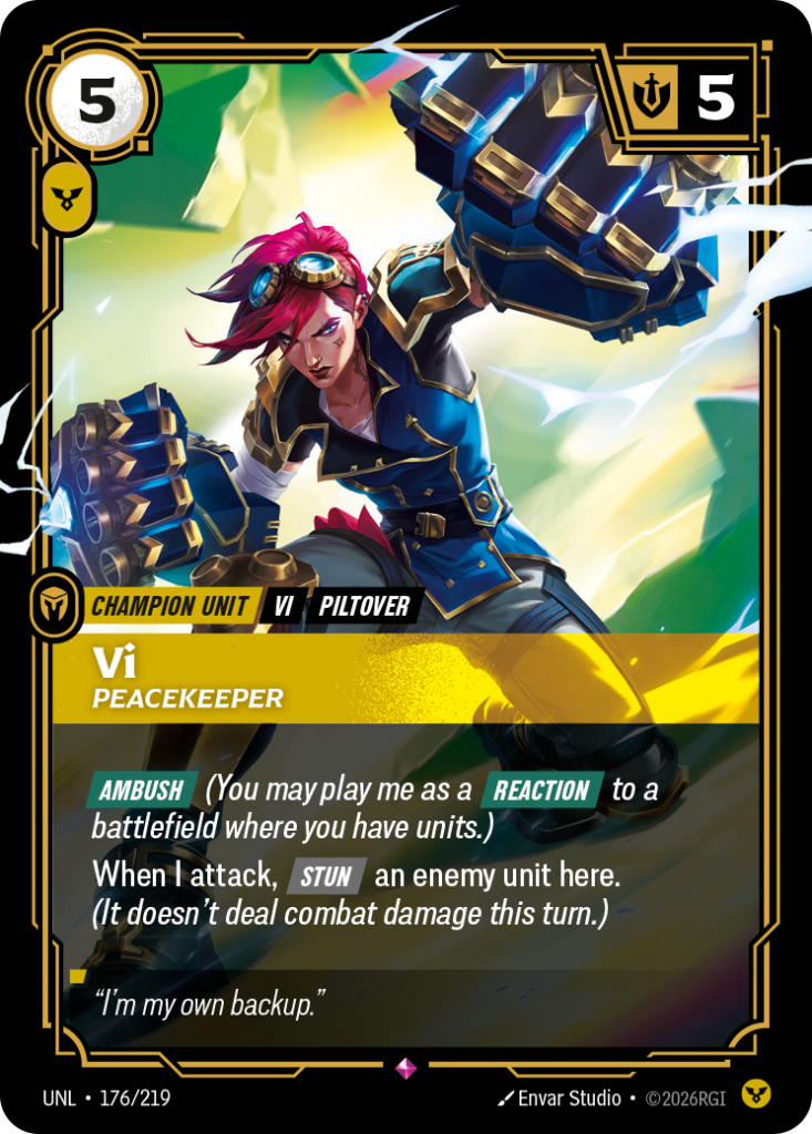 Vi, Peacekeeper UNL-176/219 – Unleashed – Foil
