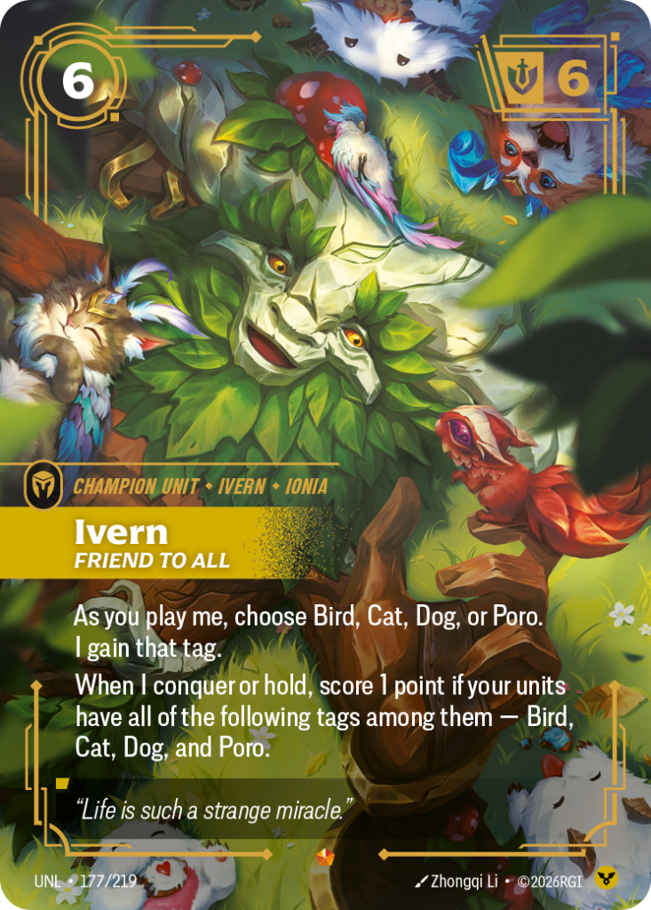 Ivern, Friend to All UNL-177/219 – Unleashed – Foil