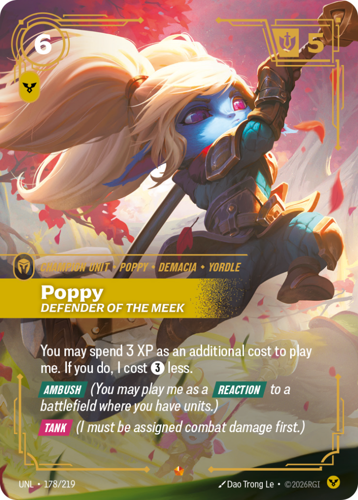 Poppy, Defender of the Meek UNL-178/219 – Unleashed – Foil