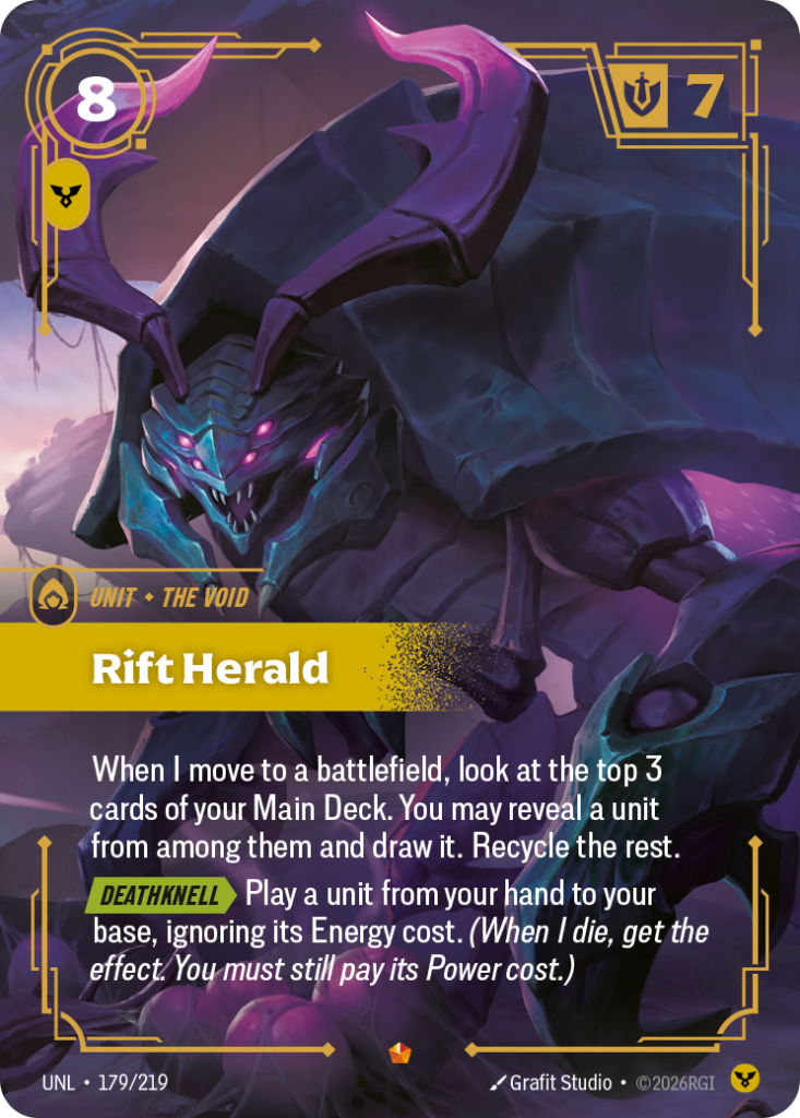 Rift Herald UNL-179/219 – Unleashed – Foil