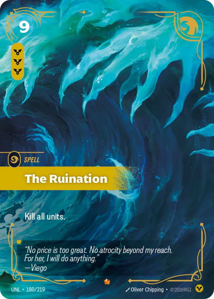 The Ruination UNL-180/219 – Unleashed – Foil