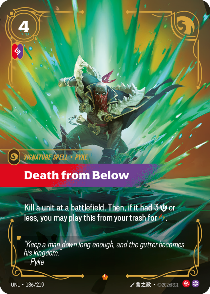 Death from Below UNL-186/219 – Unleashed – Foil