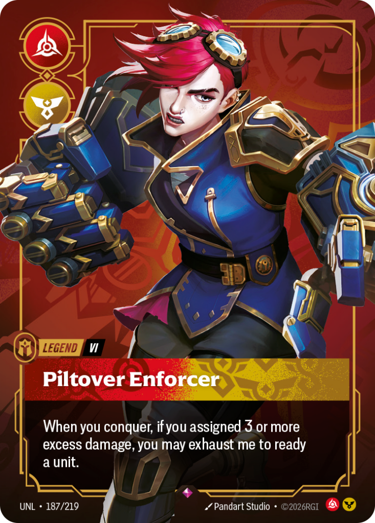 Piltover Enforcer UNL-187/219 – Unleashed – Foil