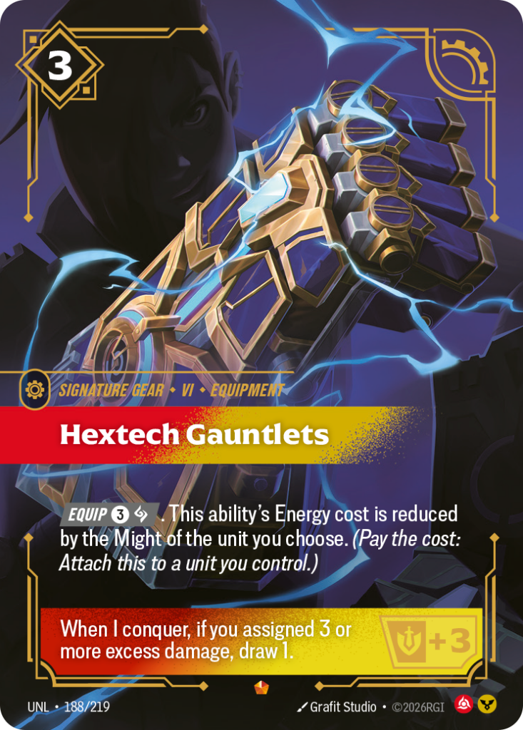 Hextech Gauntlets UNL-188/219 – Unleashed – Foil