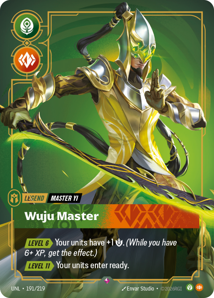 Wuju Master UNL-191/219 – Unleashed – Foil