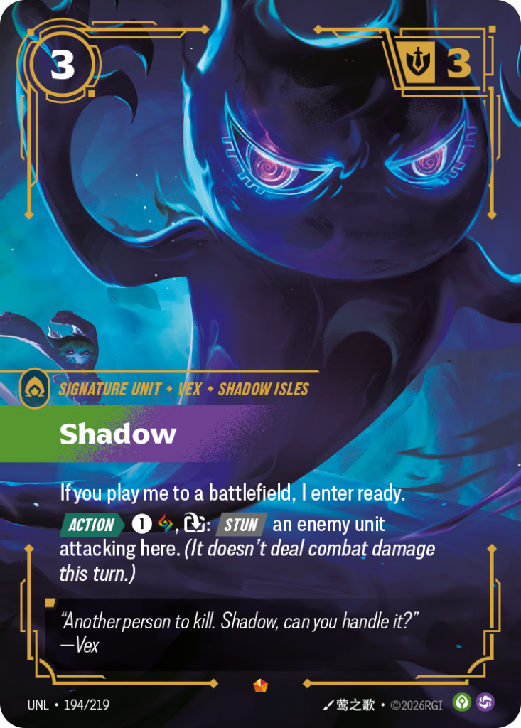 Shadow UNL-194/219 – Unleashed – Foil