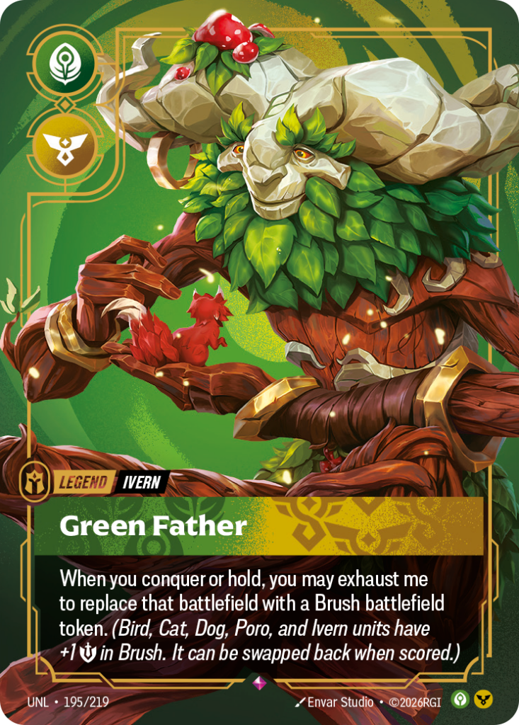 Green Father UNL-195/219 – Unleashed – Foil