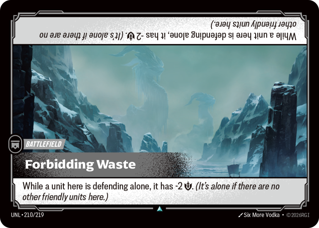 Forbidding Waste UNL-210/219 – Unleashed – Foil