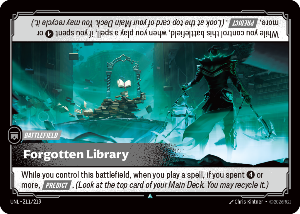 Forgotten Library UNL-211/219 – Unleashed – Non-Foil