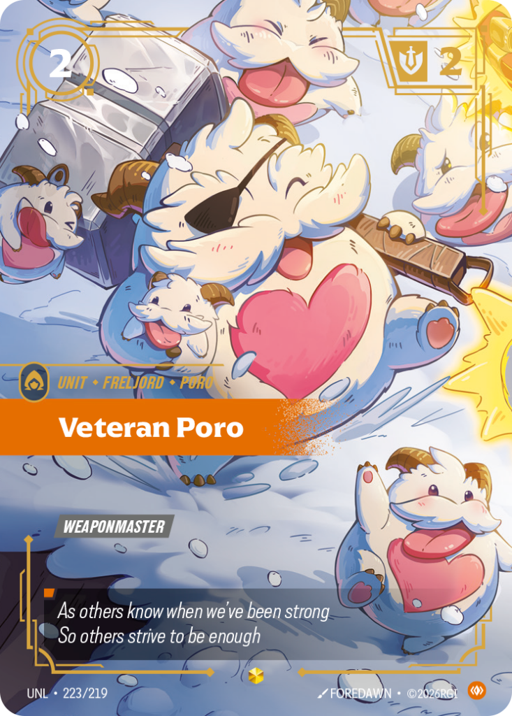 Veteran Poro UNL-223/219 – Unleashed – Overnumbered Foil