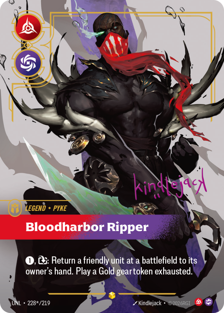 Bloodharbor Ripper UNL-228*/219 – Unleashed – Signature Overnumbered Foil