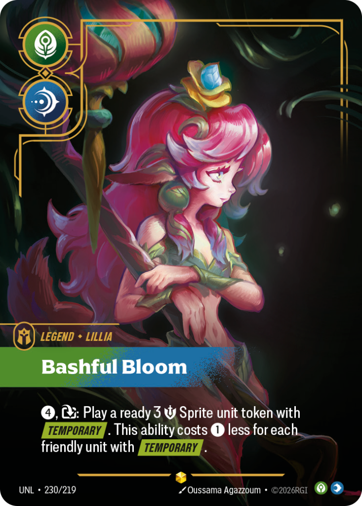 Bashful Bloom UNL-230/219 – Unleashed – Overnumbered Foil
