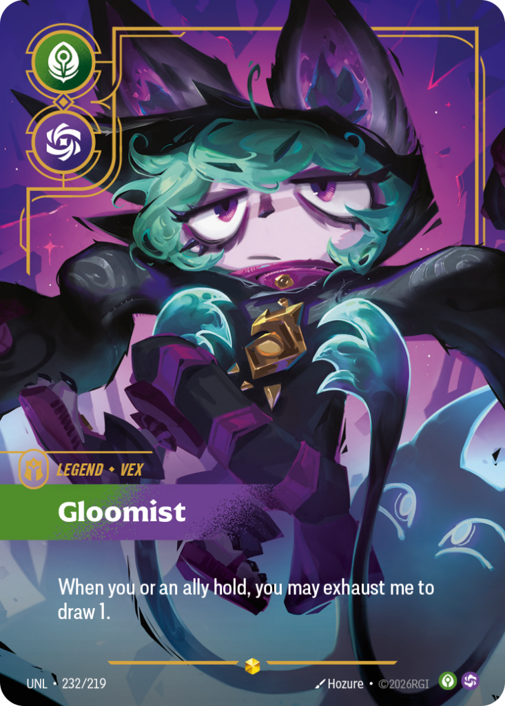 Gloomist UNL-232/219 – Unleashed – Overnumbered Foil