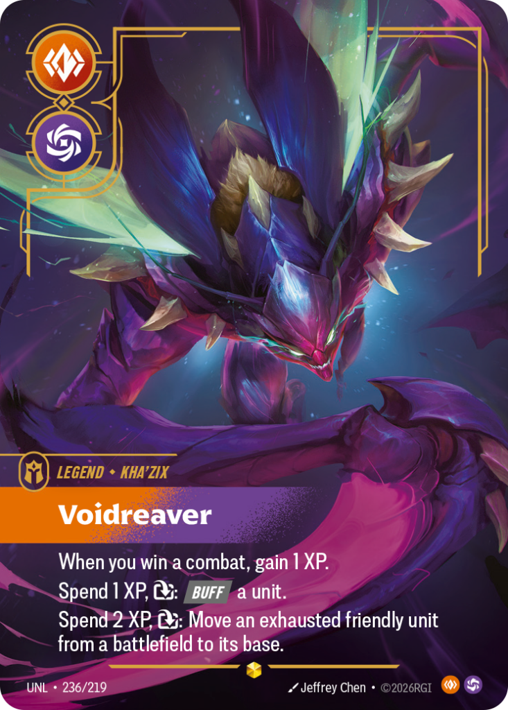 Voidreaver UNL-236/219 – Unleashed – Overnumbered Foil