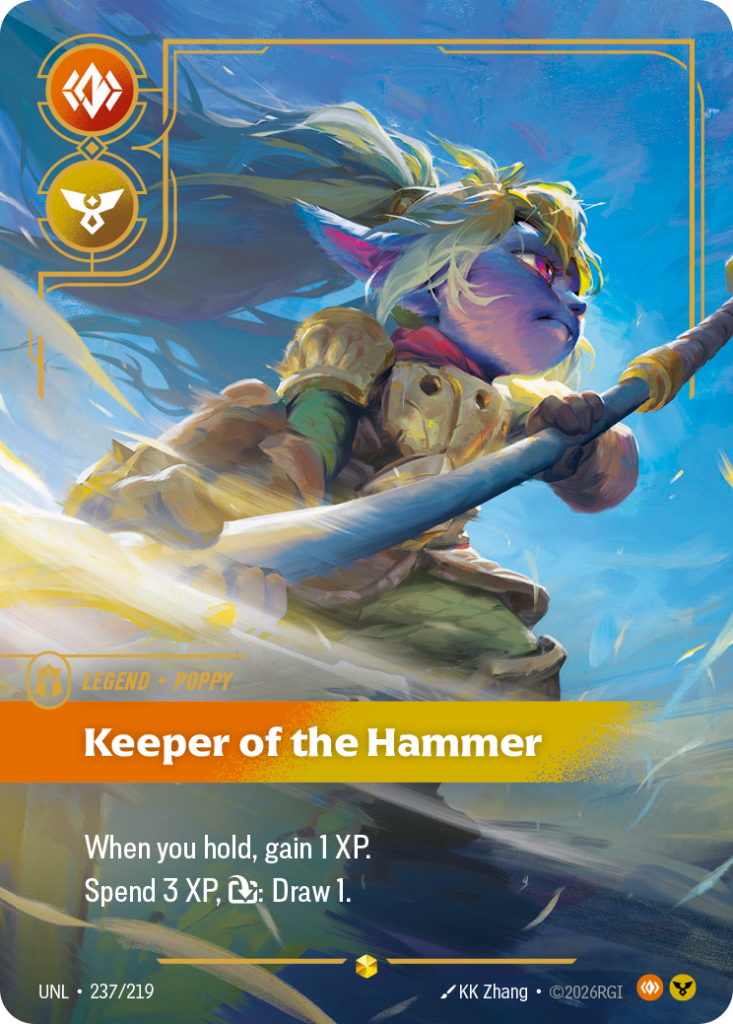 Keeper of the Hammer UNL-237/219 – Unleashed – Overnumbered Foil