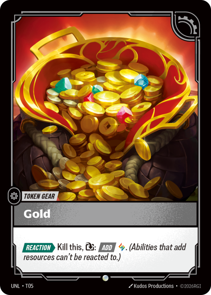 Gold UNL-T05 – Unleashed – Token