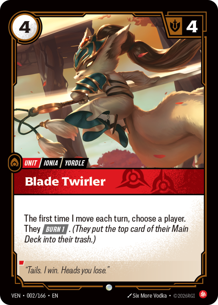 Blade Twirler VEN-002/166 – Vendetta – Foil