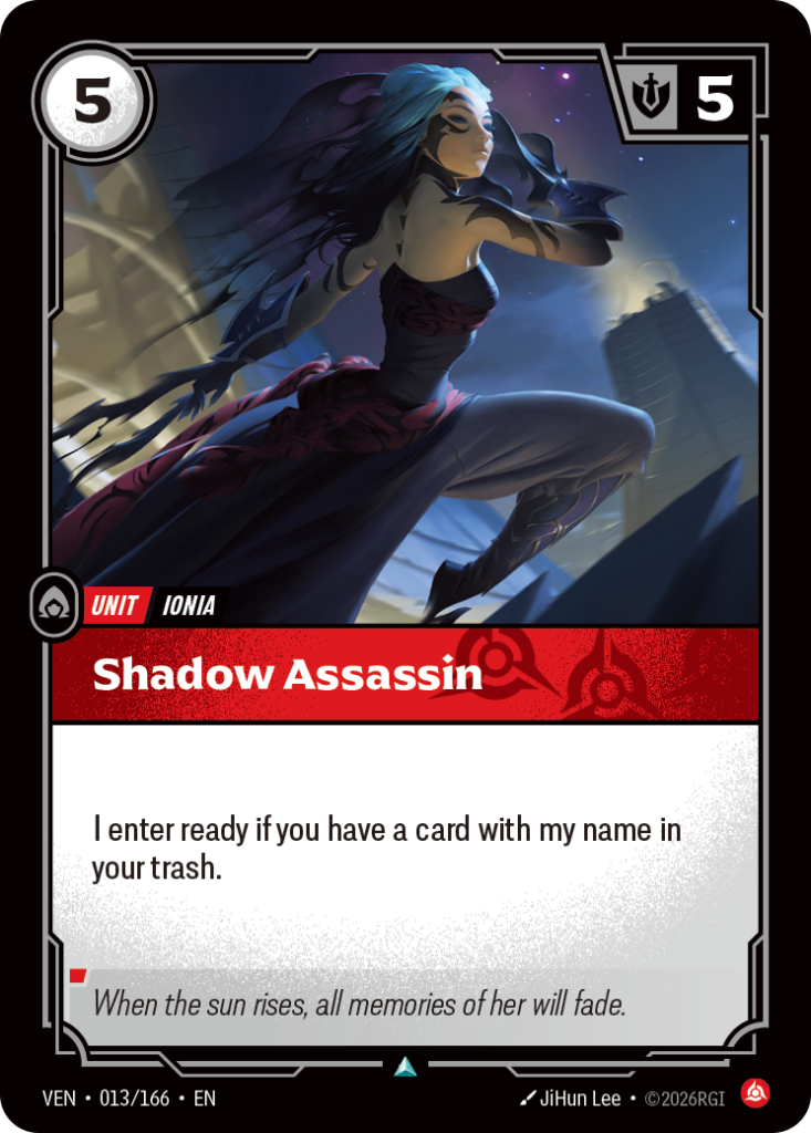 Shadow Assassin VEN-013/166 – Vendetta – Foil