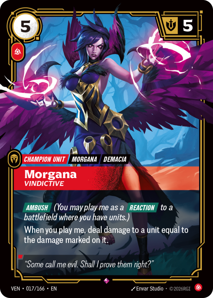 Morgana, Vindictive VEN-017/166 – Vendetta – Foil