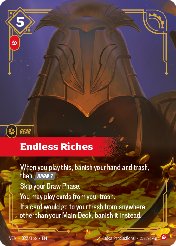 Endless Riches VEN-022/166 – Vendetta – Foil