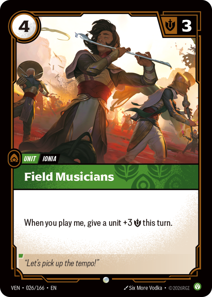 Field Musicians VEN-026/166 – Vendetta – Foil