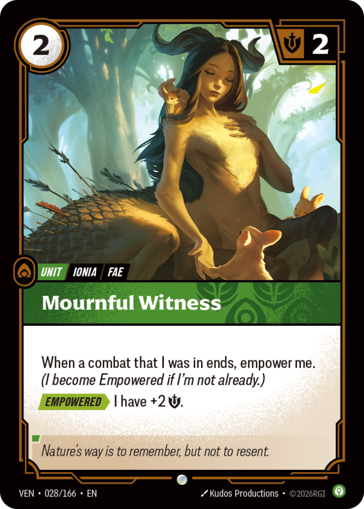 Mournful Witness VEN-028/166 – Vendetta – Foil