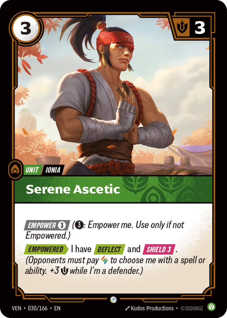 Serene Ascetic VEN-030/166 – Vendetta – Foil