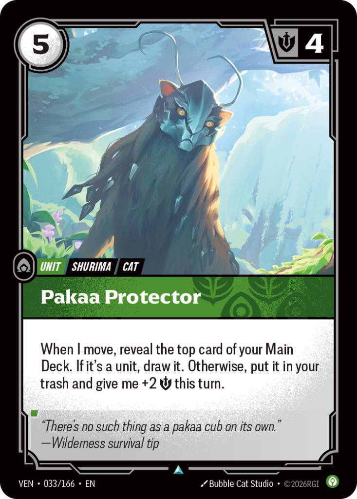 Pakaa Protector VEN-033/166 – Vendetta – Non-Foil