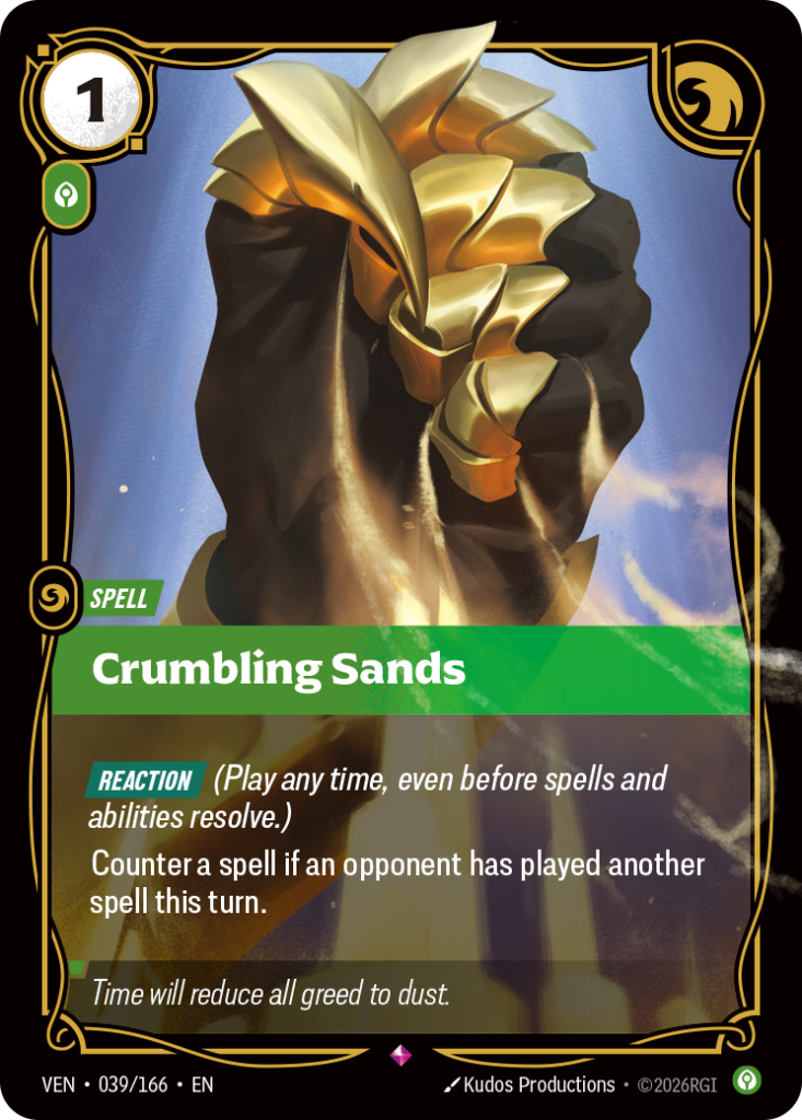 Crumbling Sands VEN-039/166 – Vendetta – Foil