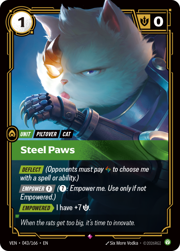Steel Paws VEN-043/166 – Vendetta – Foil