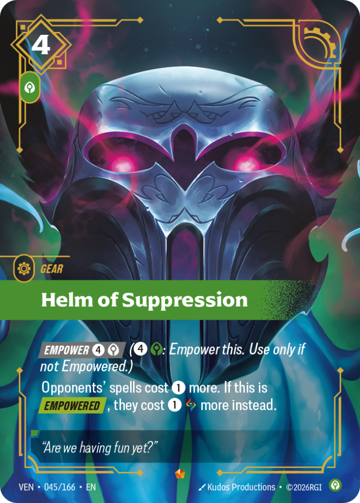 Helm of Suppression VEN-045/166 – Vendetta – Foil