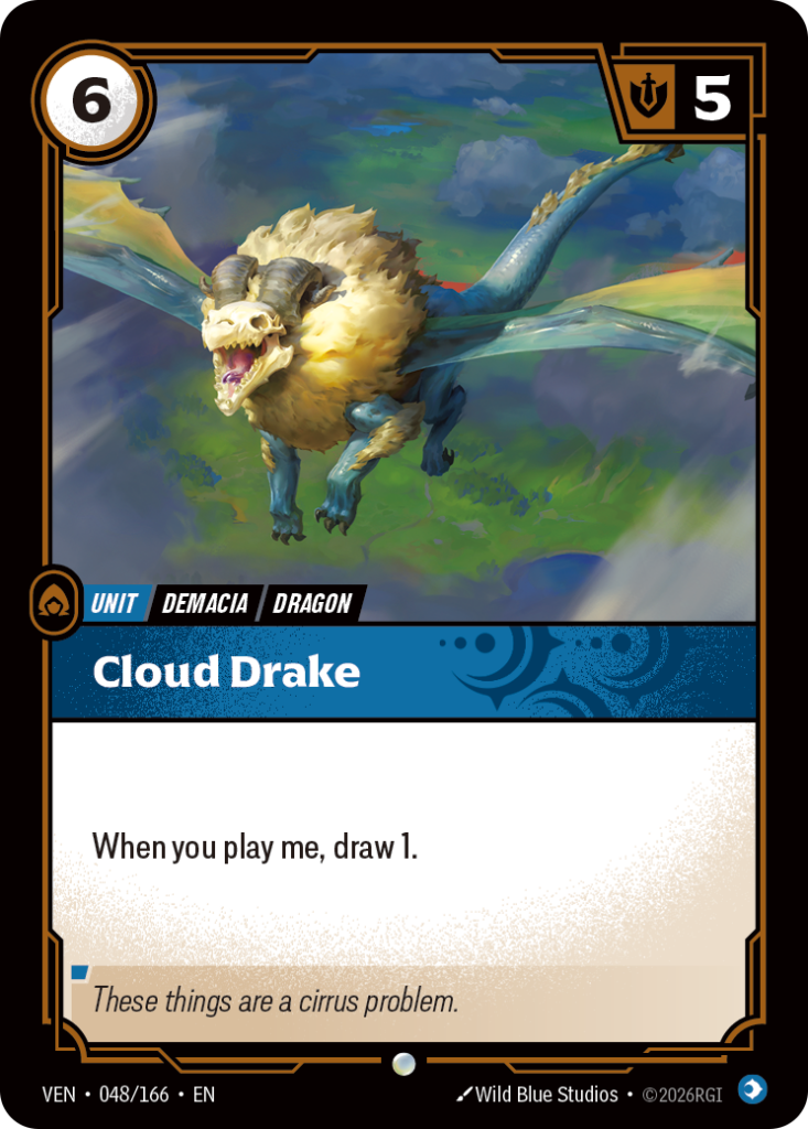 Cloud Drake VEN-048/166 – Vendetta – Non-Foil