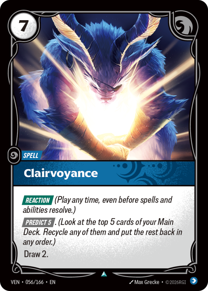 Clairvoyance VEN-056/166 – Vendetta – Foil