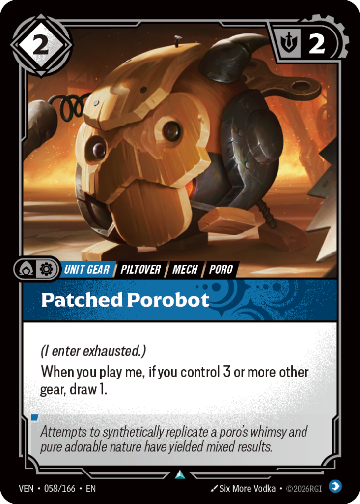 Patched Porobot VEN-058/166 – Vendetta – Non-Foil