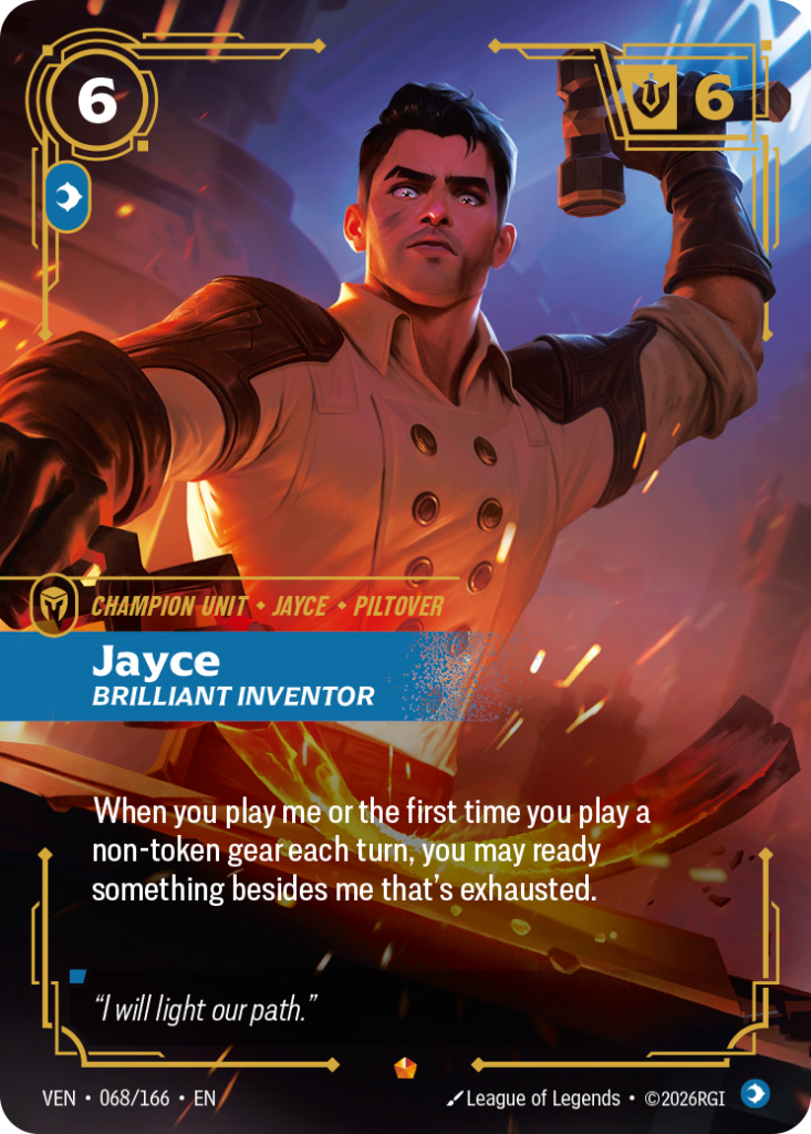 Jayce, Brilliant Inventor VEN-068/166 – Vendetta – Foil