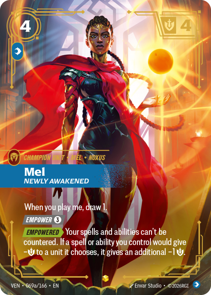 Mel, Newly Awakened VEN-069A/166 – Vendetta – Alternate Art Foil
