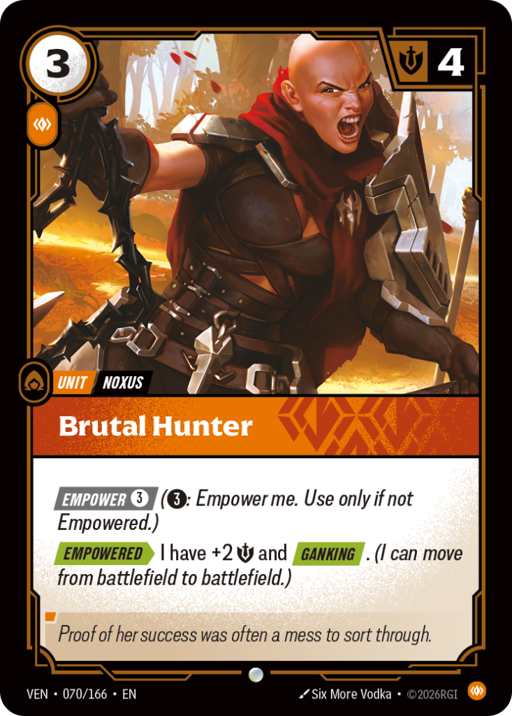 Brutal Hunter VEN-070/166 – Vendetta – Foil