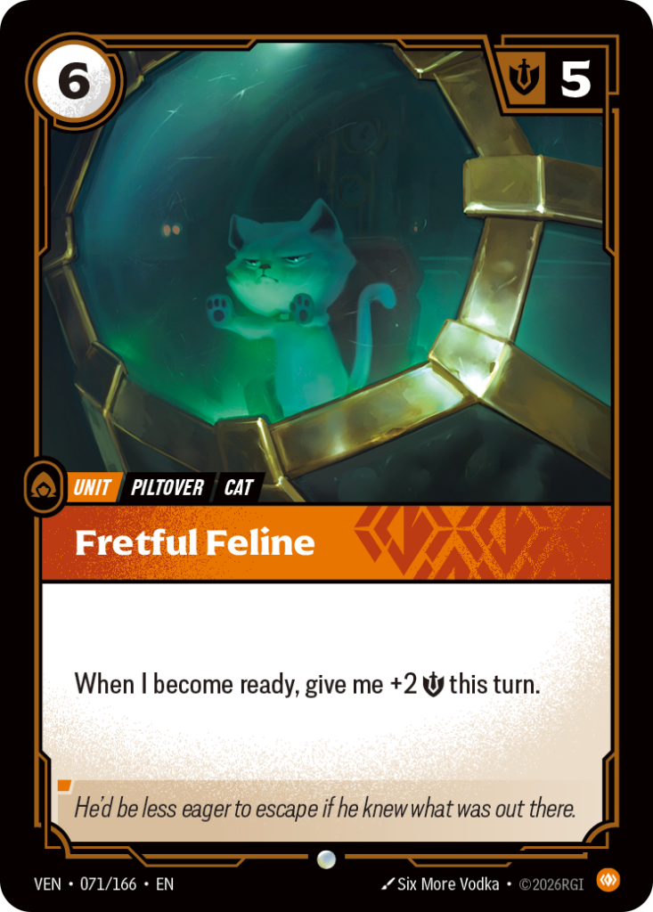 Fretful Feline VEN-071/166 – Vendetta – Foil