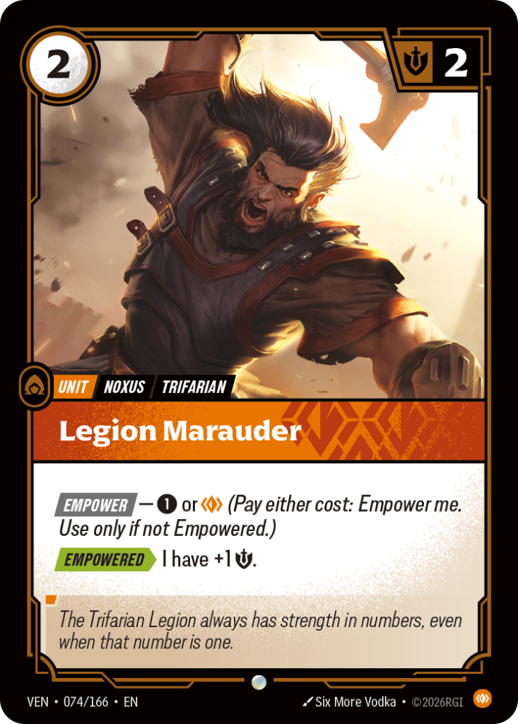 Legion Marauder VEN-074/166 – Vendetta – Foil