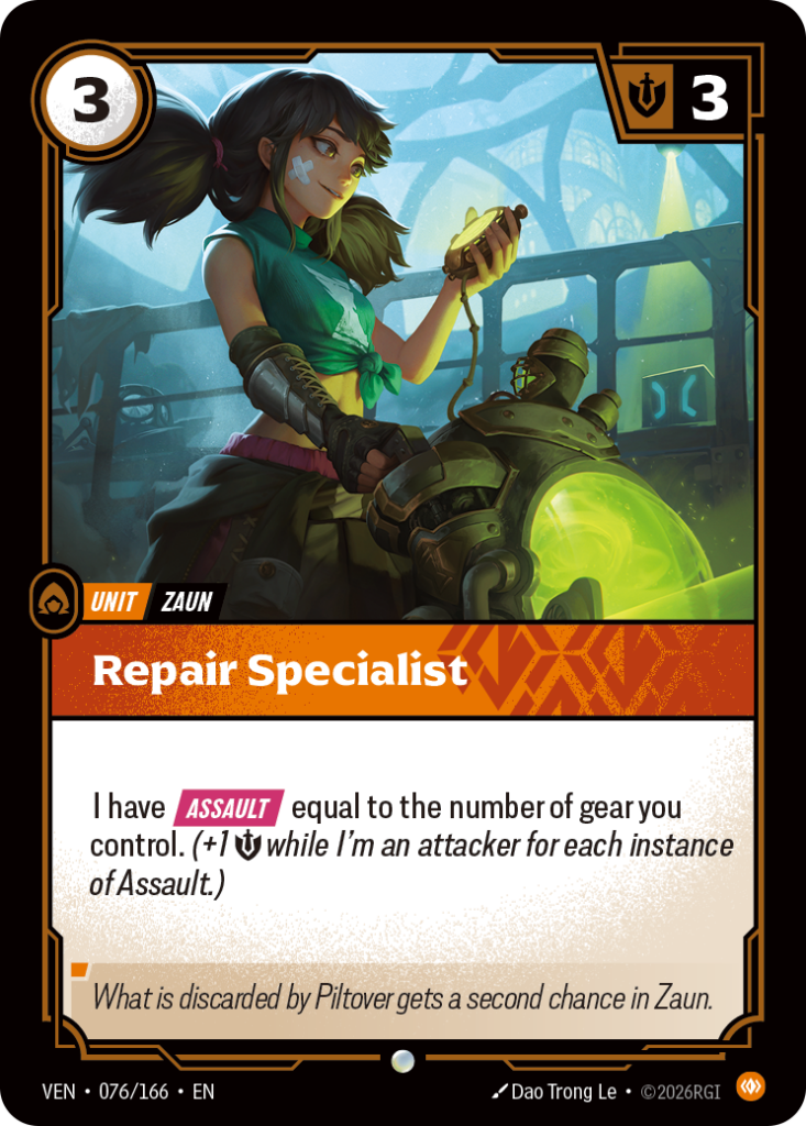 Repair Specialist VEN-076/166 – Vendetta – Foil