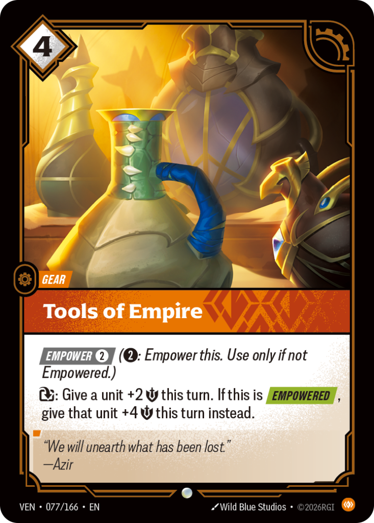 Tools of Empire VEN-077/166 – Vendetta – Foil